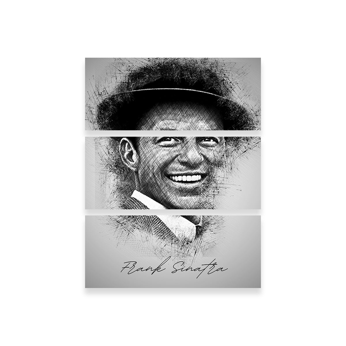 Frank Sinatra Sketch Wall Art