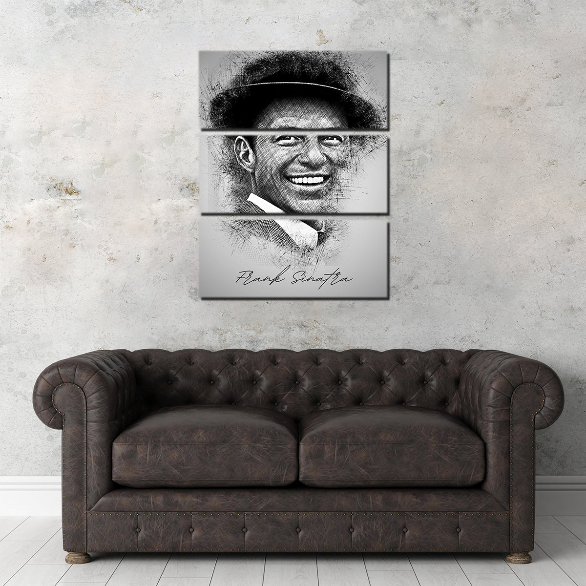 Frank Sinatra Sketch Wall Art