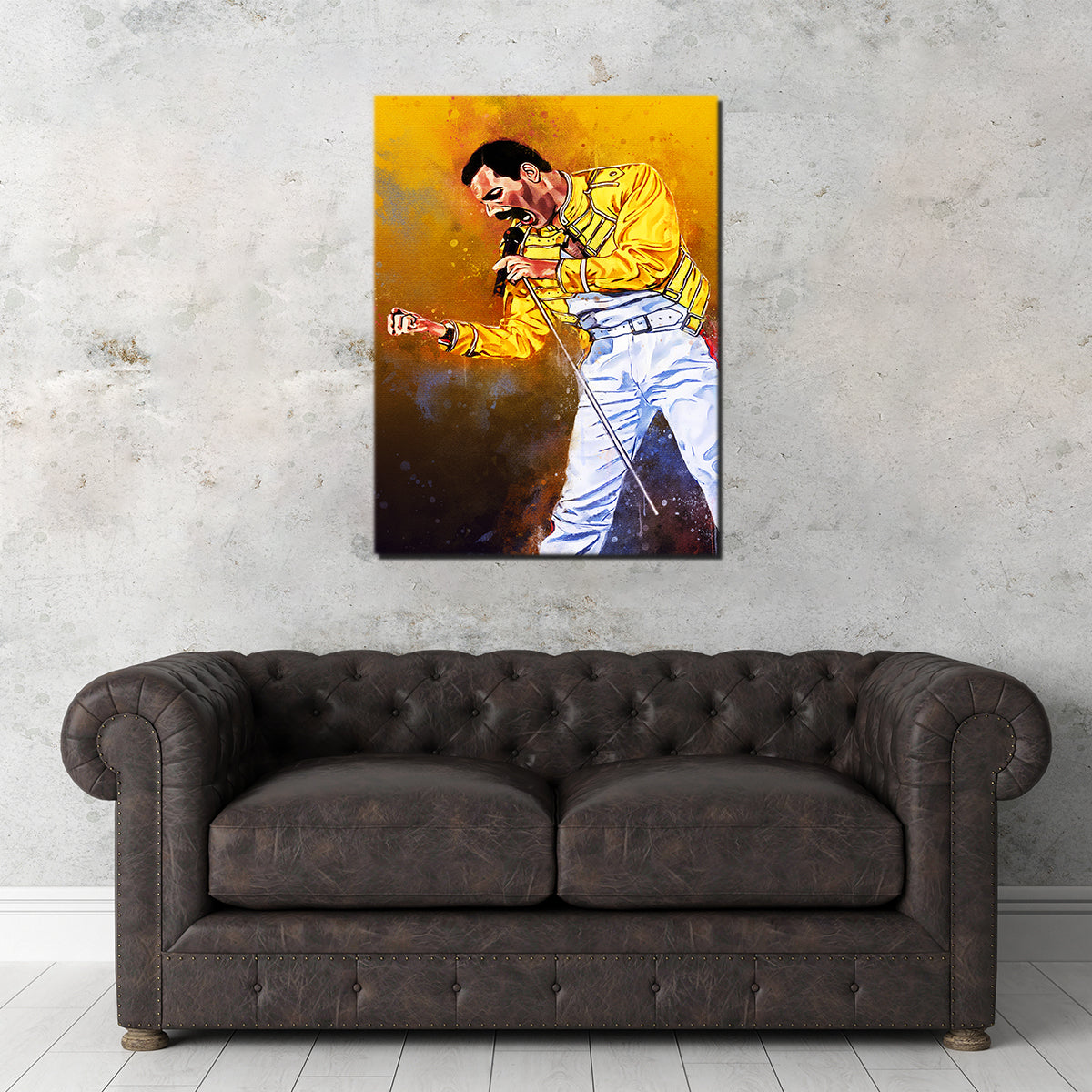 Freddie Mercury Painting Wall Art