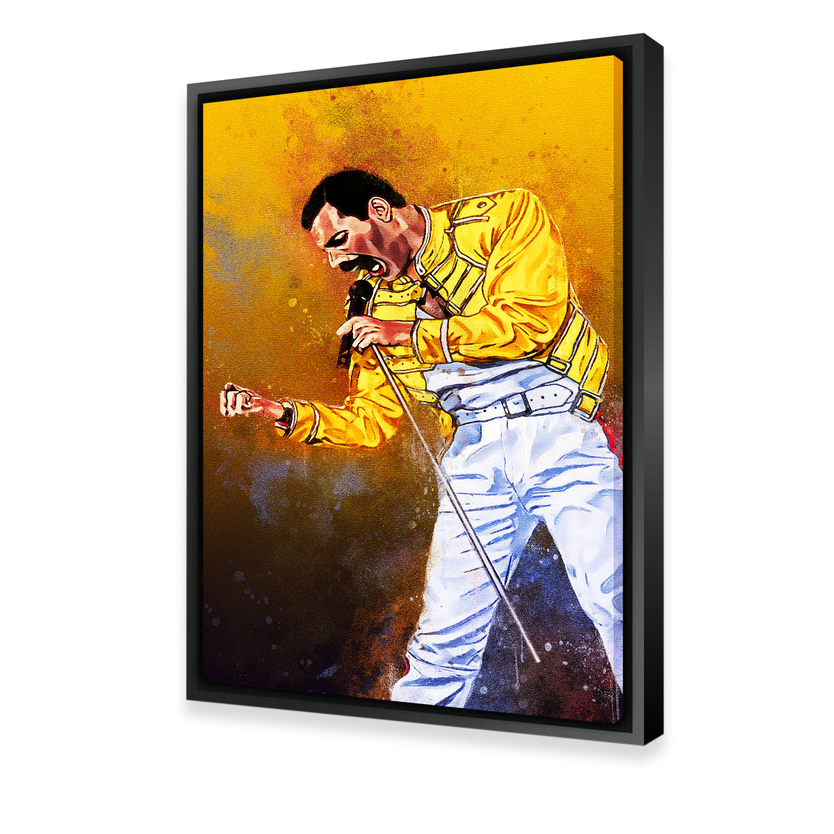 Freddie Mercury Painting Wall Art