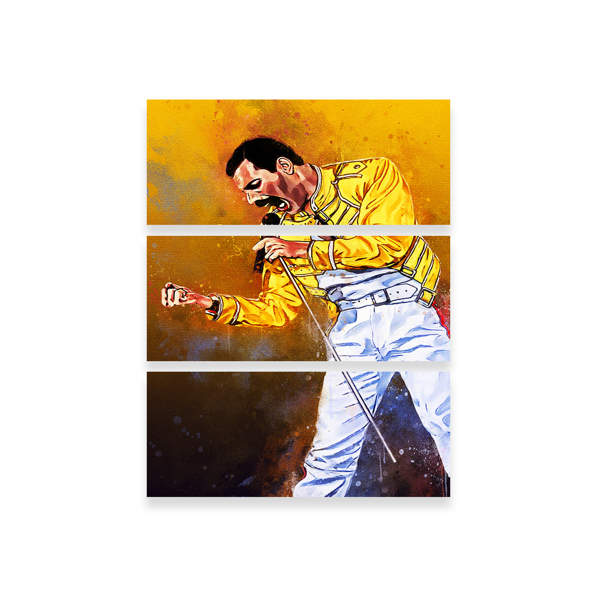 Freddie Mercury Painting Wall Art