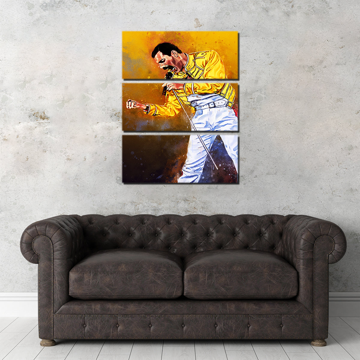 Freddie Mercury Painting Wall Art