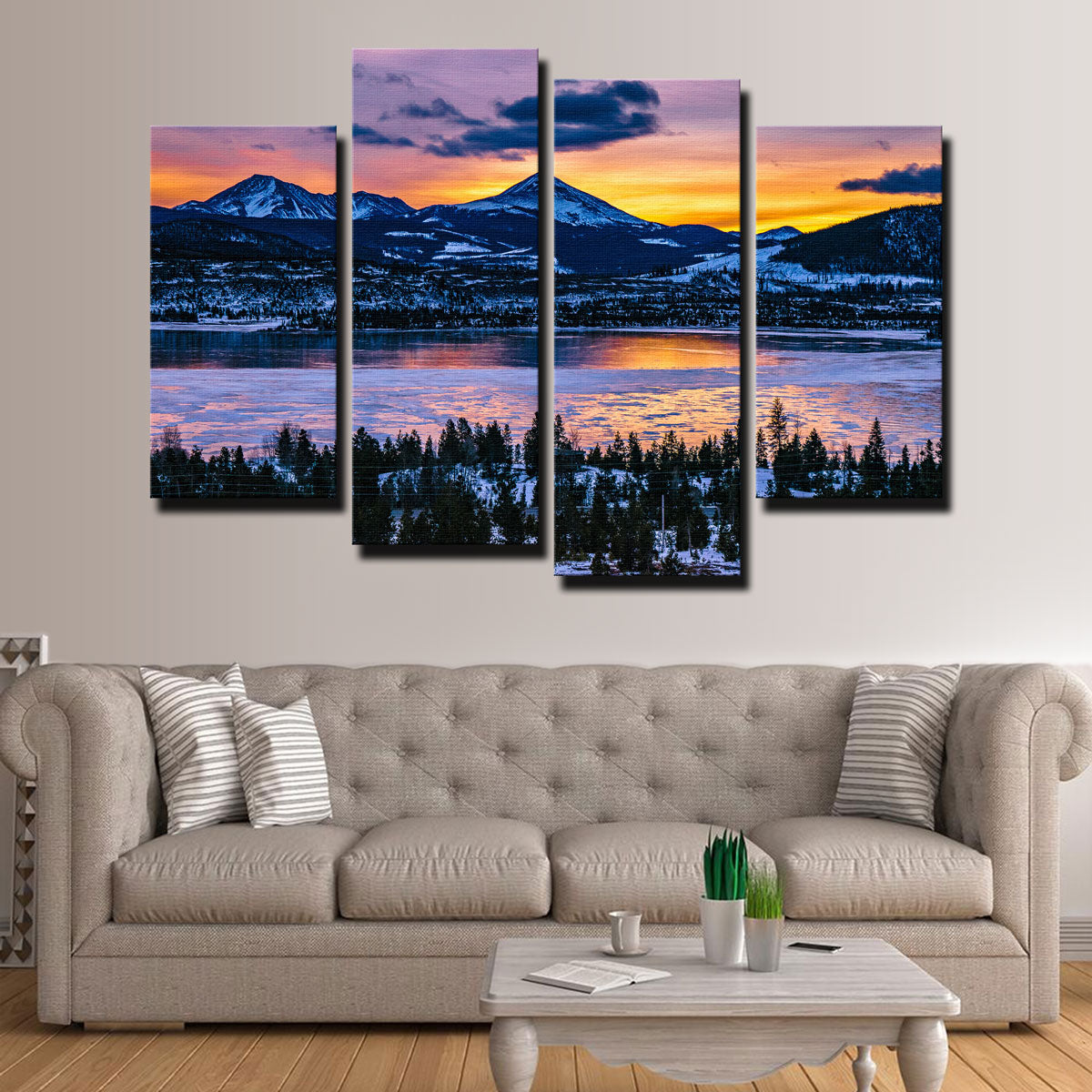 Frozen Lake Wall Art