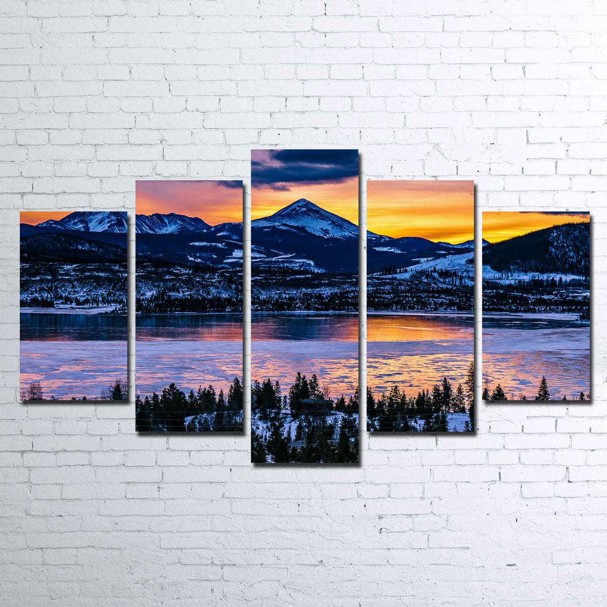 Frozen Lake Canvas Set