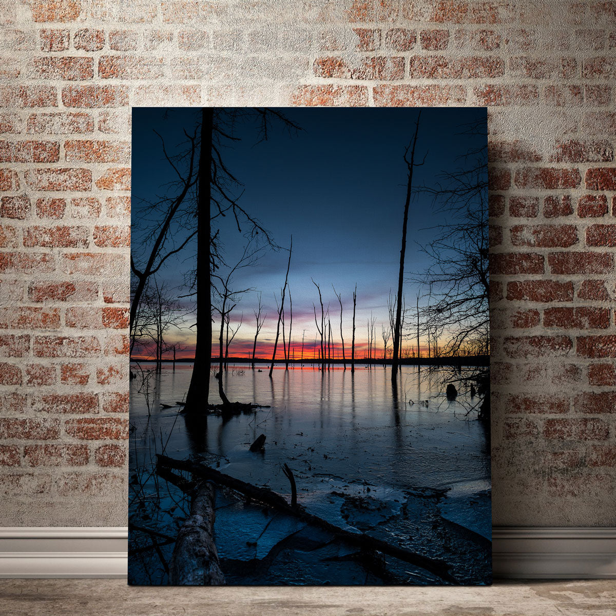 Frozen Sunset Wall Art