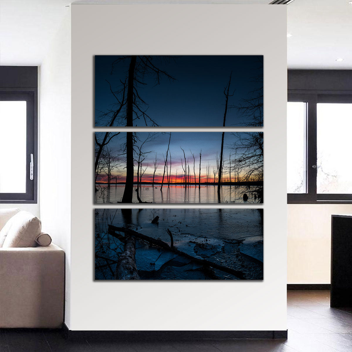 Frozen Sunset Wall Art