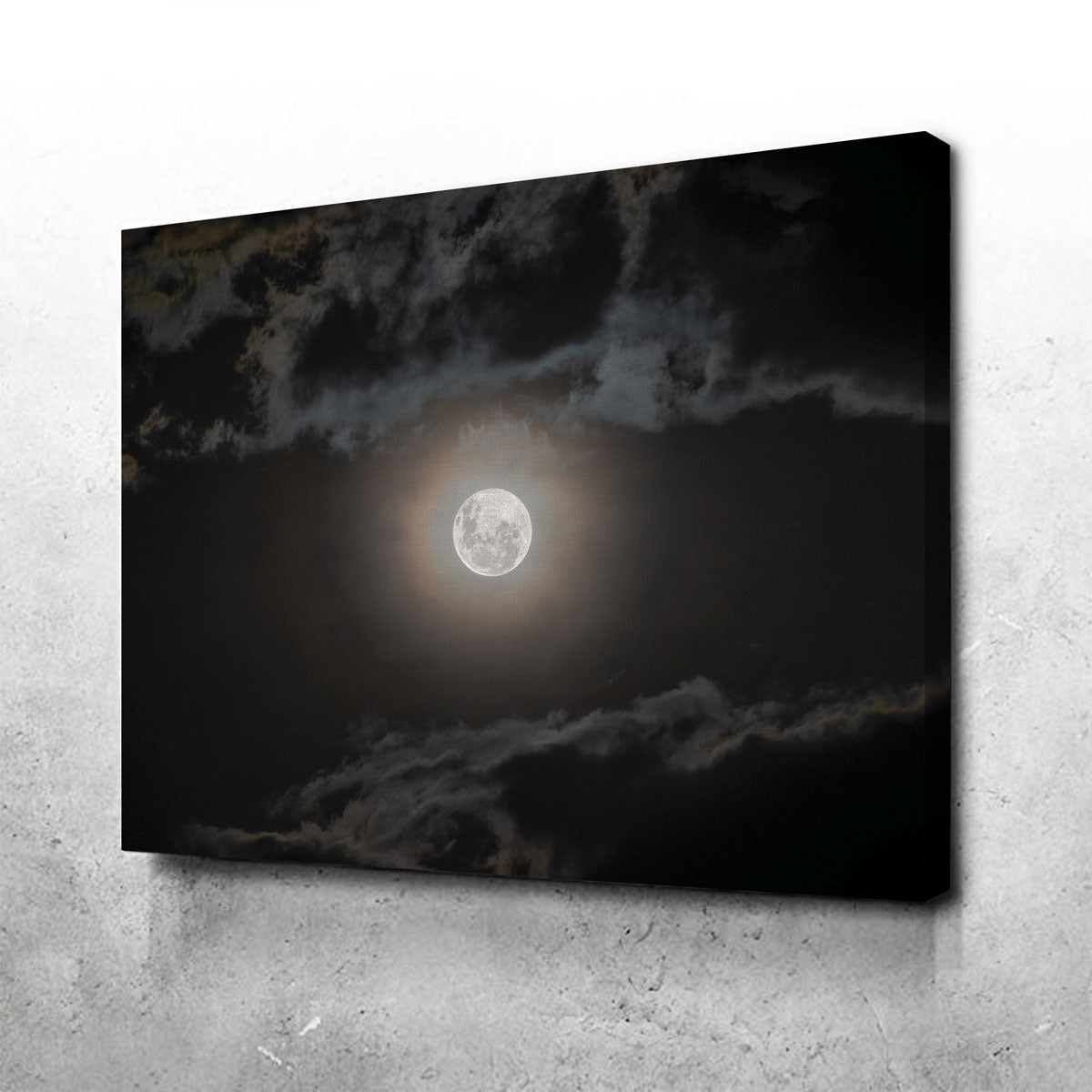 Full Moon on a Cloudy Night Wall Art