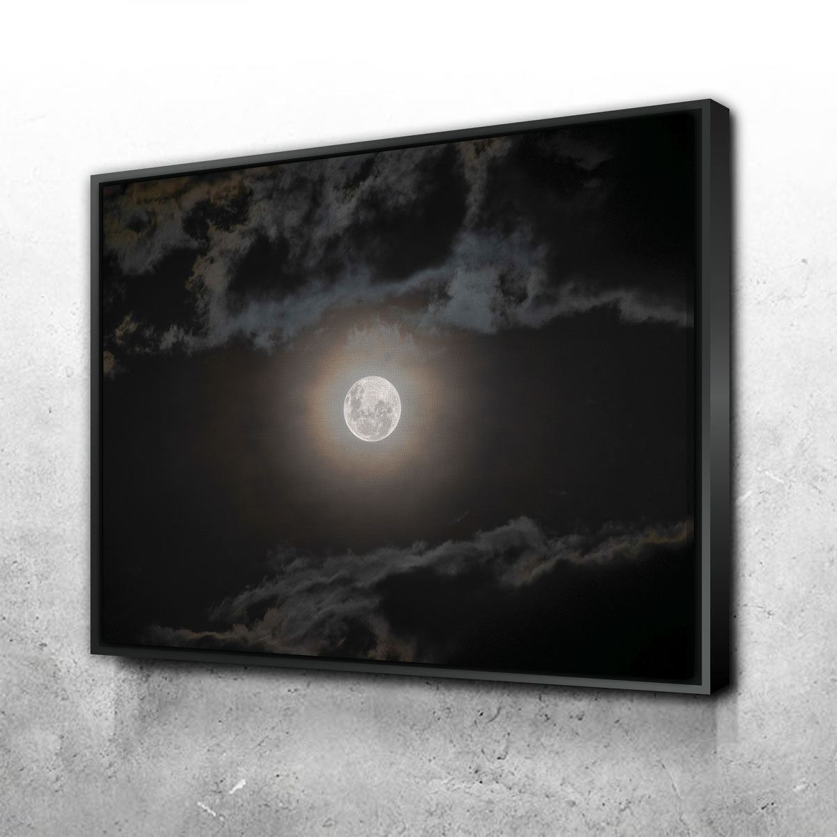 Full Moon on a Cloudy Night Wall Art
