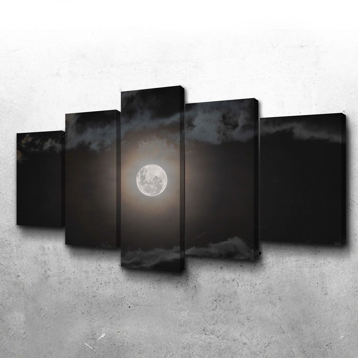 Full Moon on a Cloudy Night Wall Art