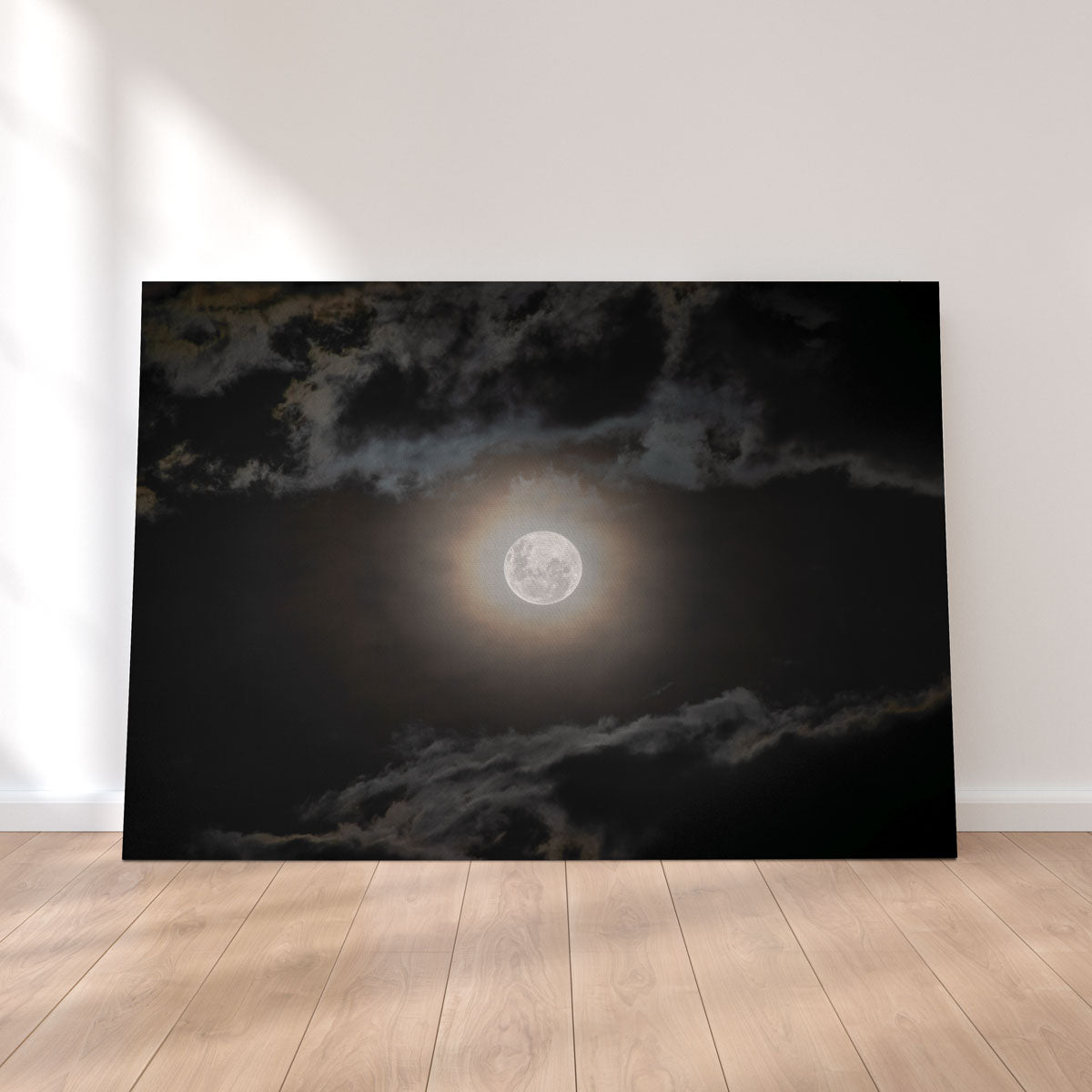 Full Moon on a Cloudy Night Wall Art