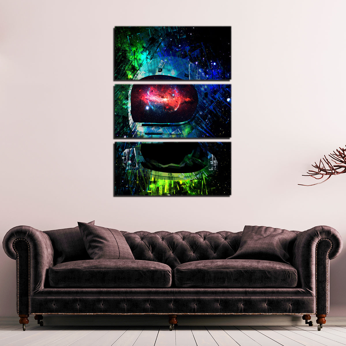 Galaxy Glow 3 Wall Art