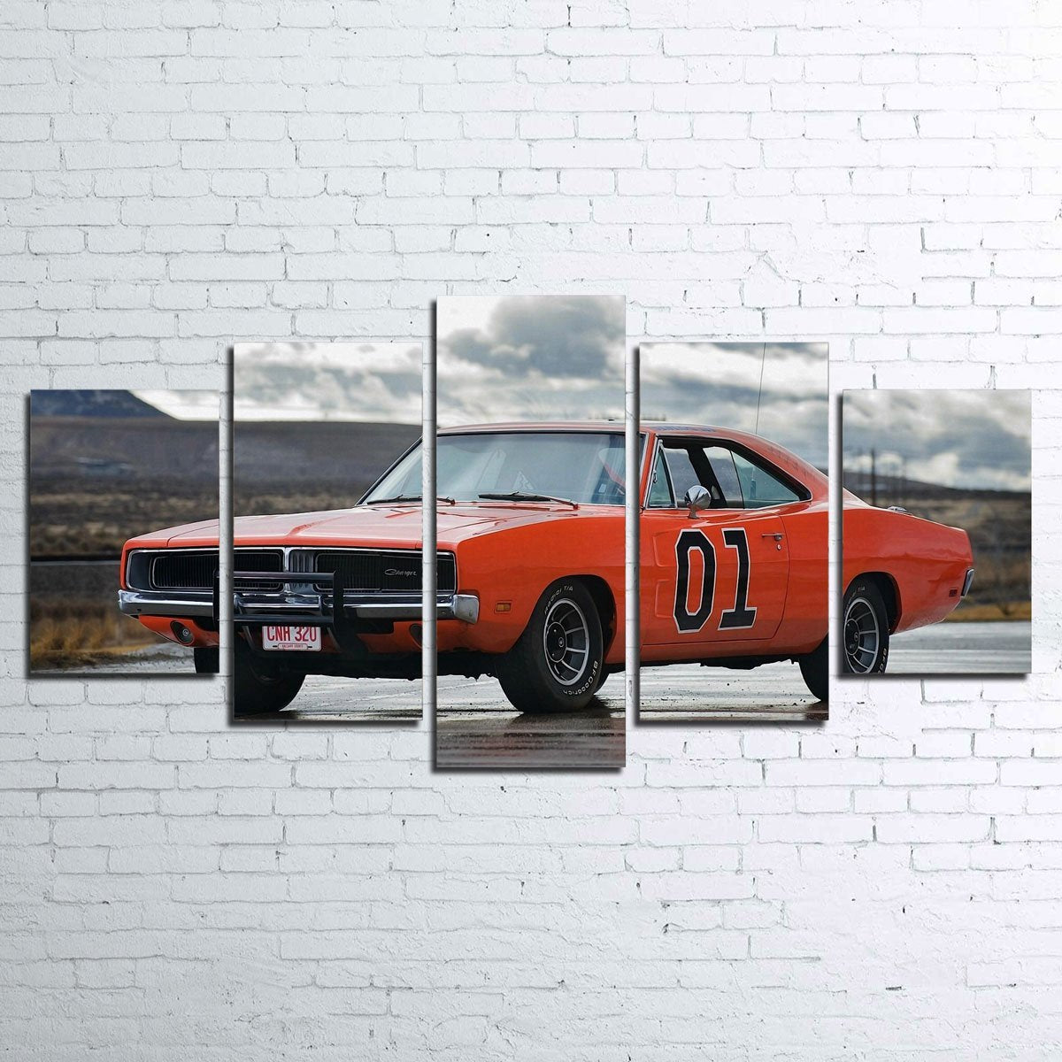 General Lee 5 Piece Wall Art