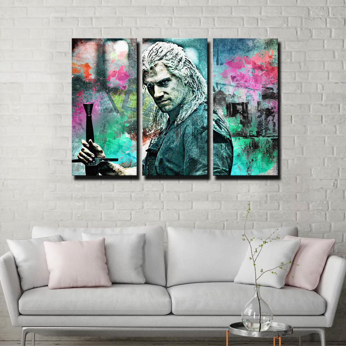 Geralt of Rivia Canvas Set