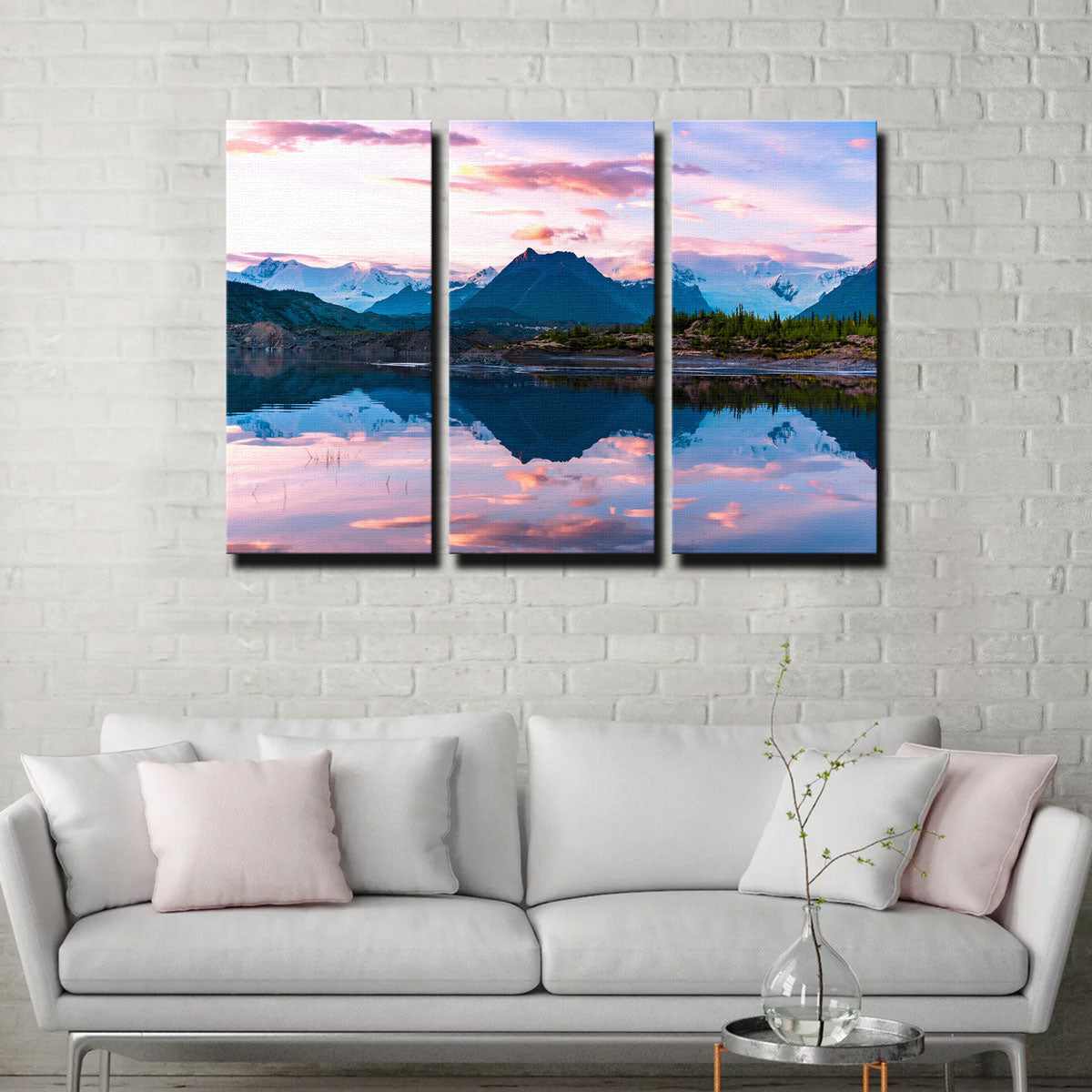 Glacier Sunset Wall Art