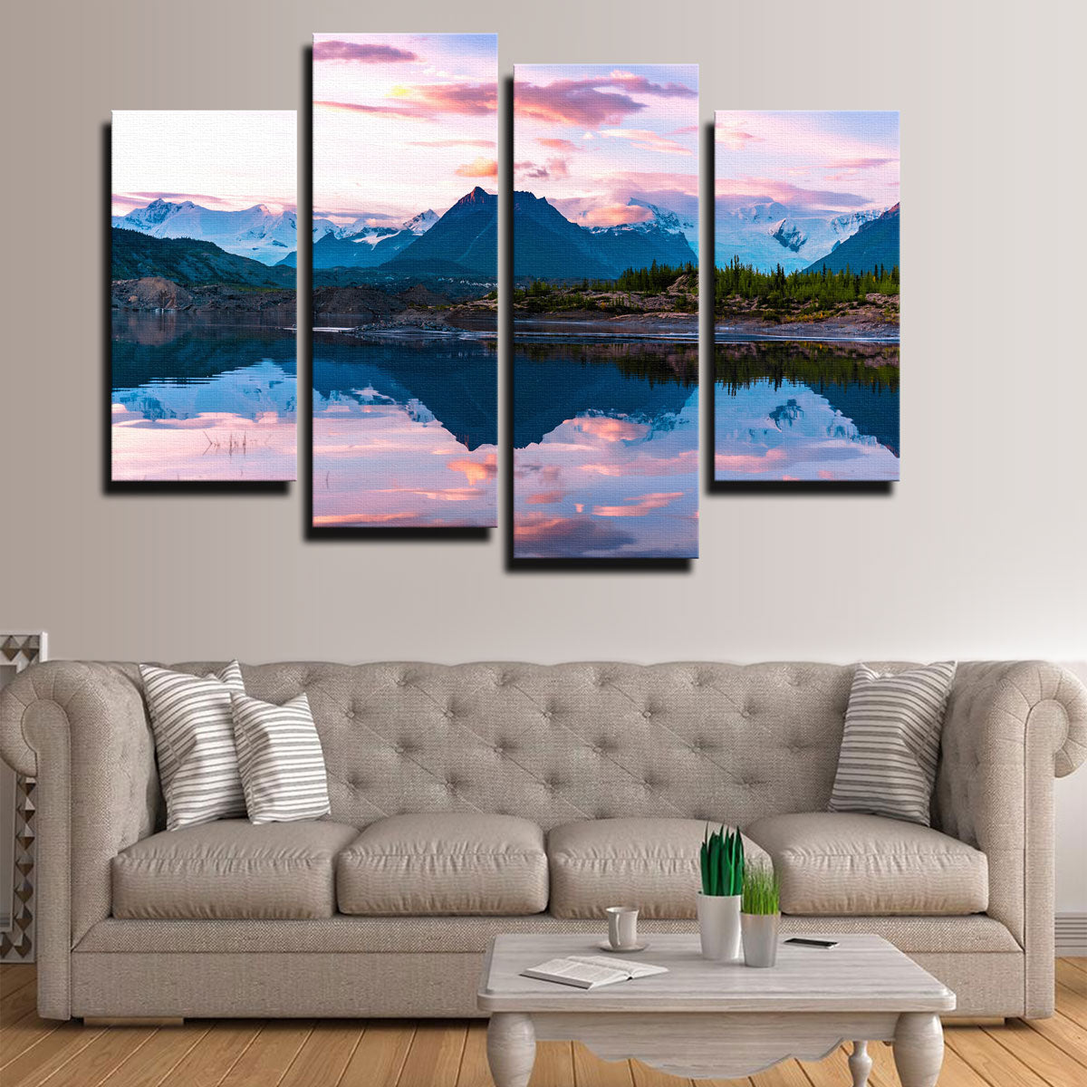 Glacier Sunset Wall Art