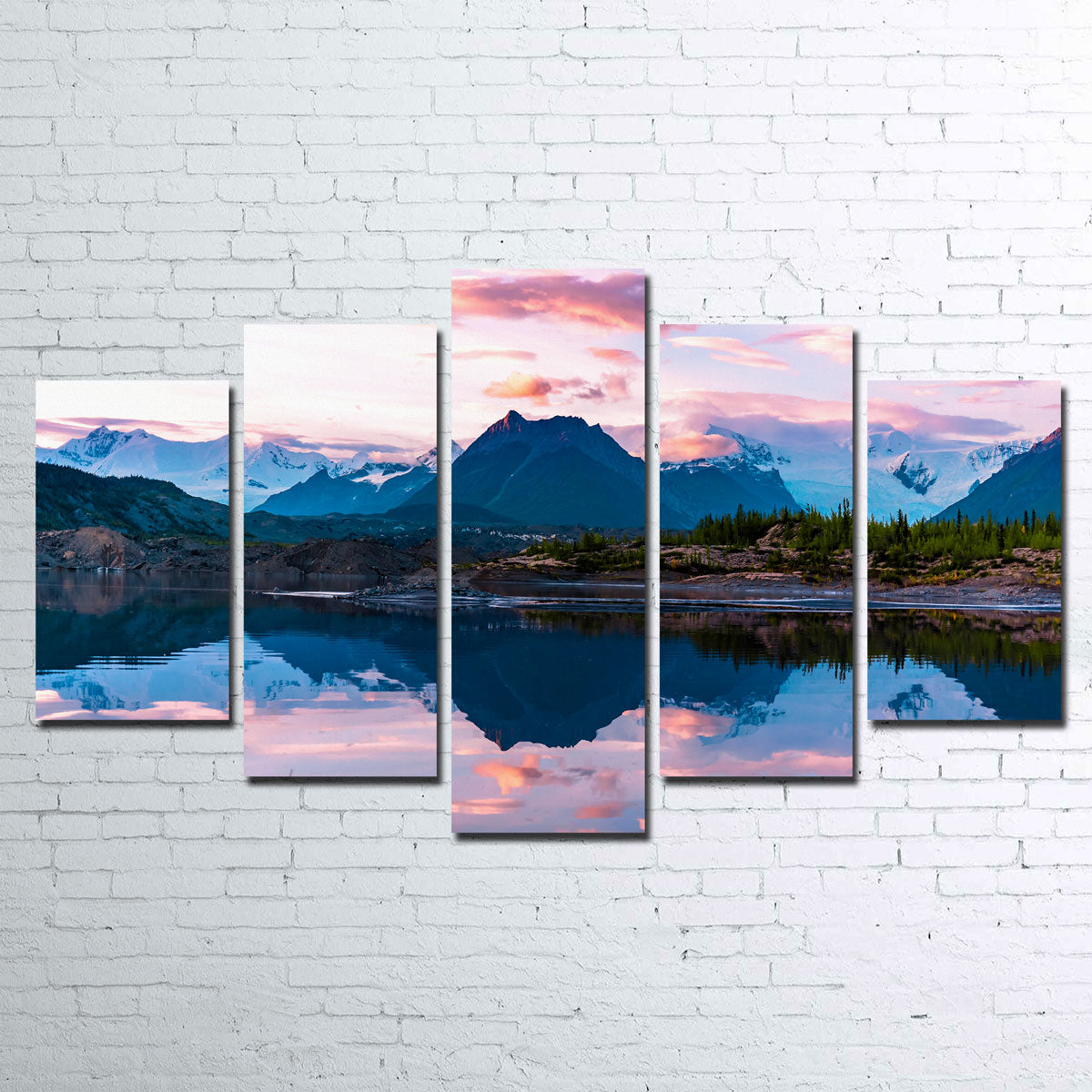 Glacier Sunset Wall Art