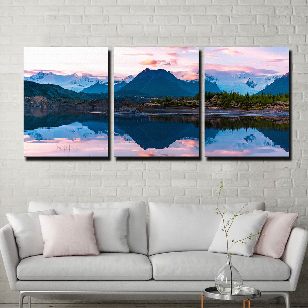 Glacier Sunset Wall Art