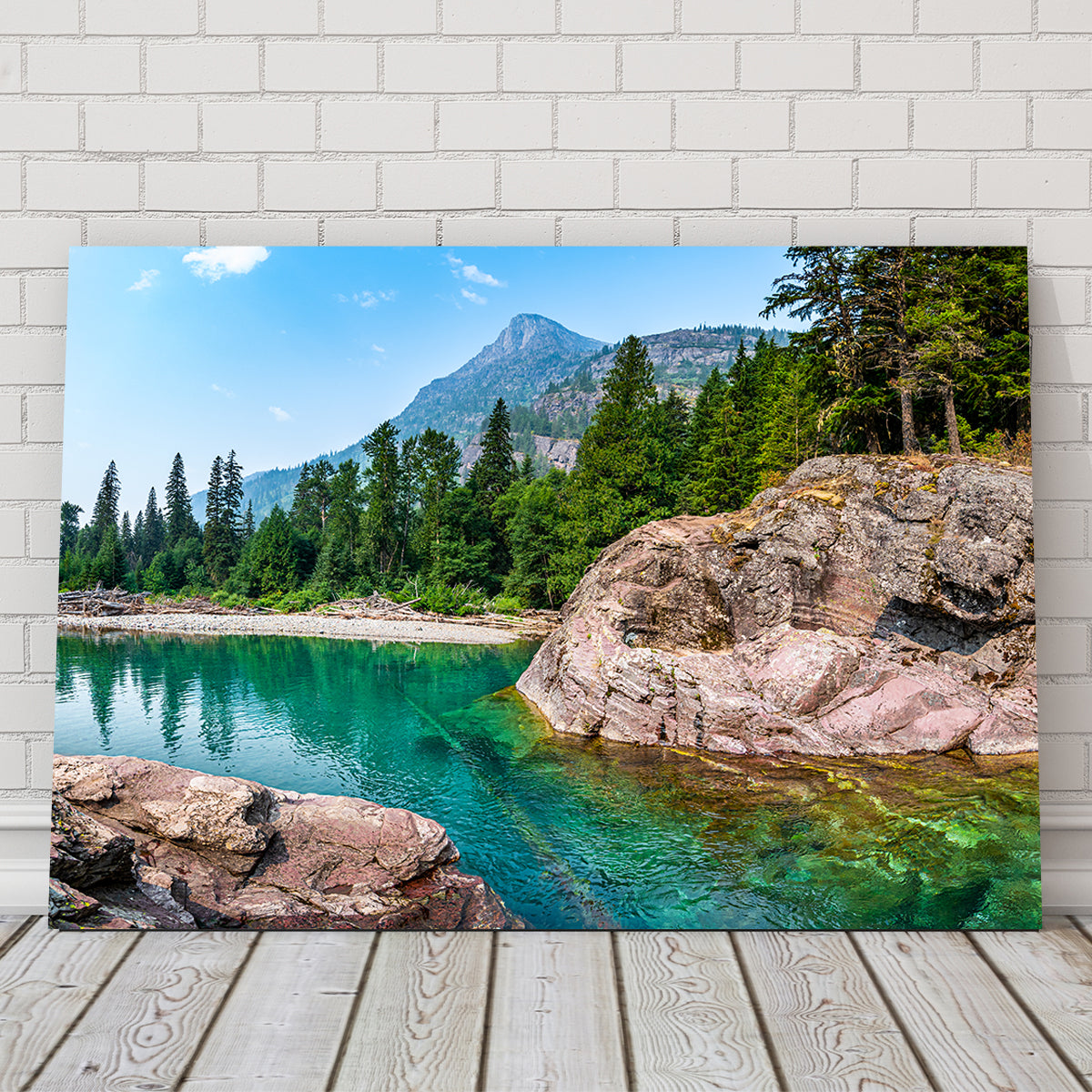 Glacier River Wall Art