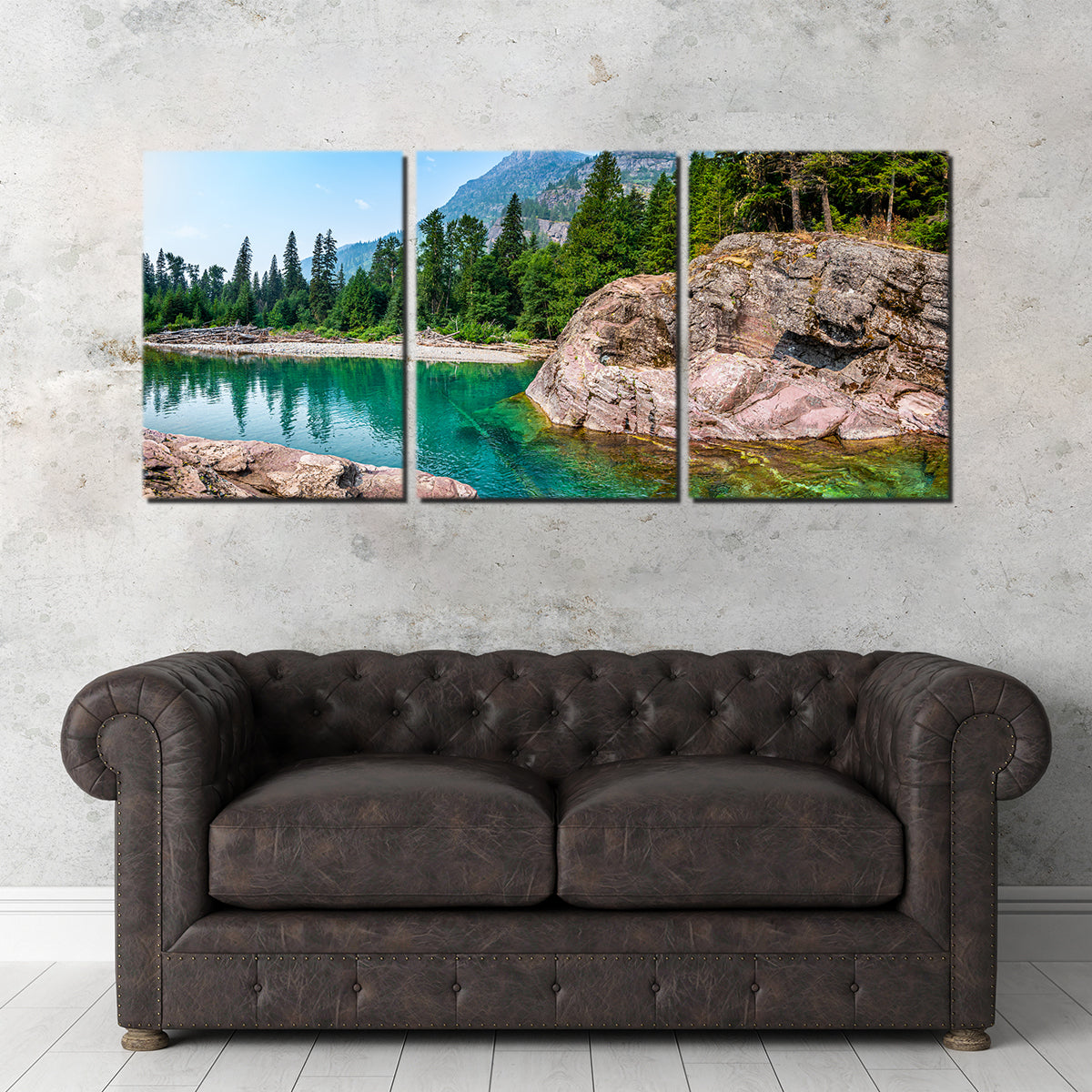 Glacier River Wall Art