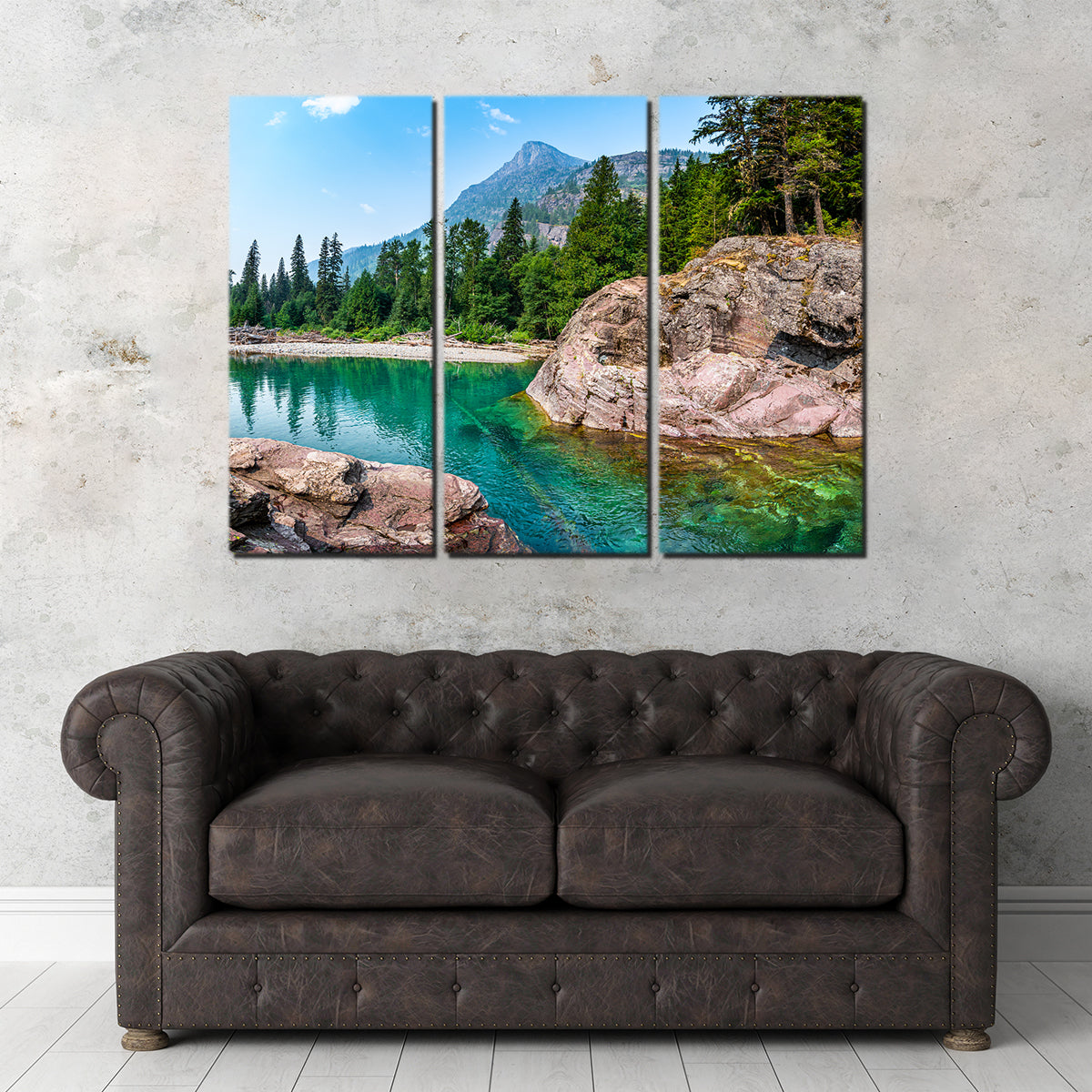 Glacier River Wall Art