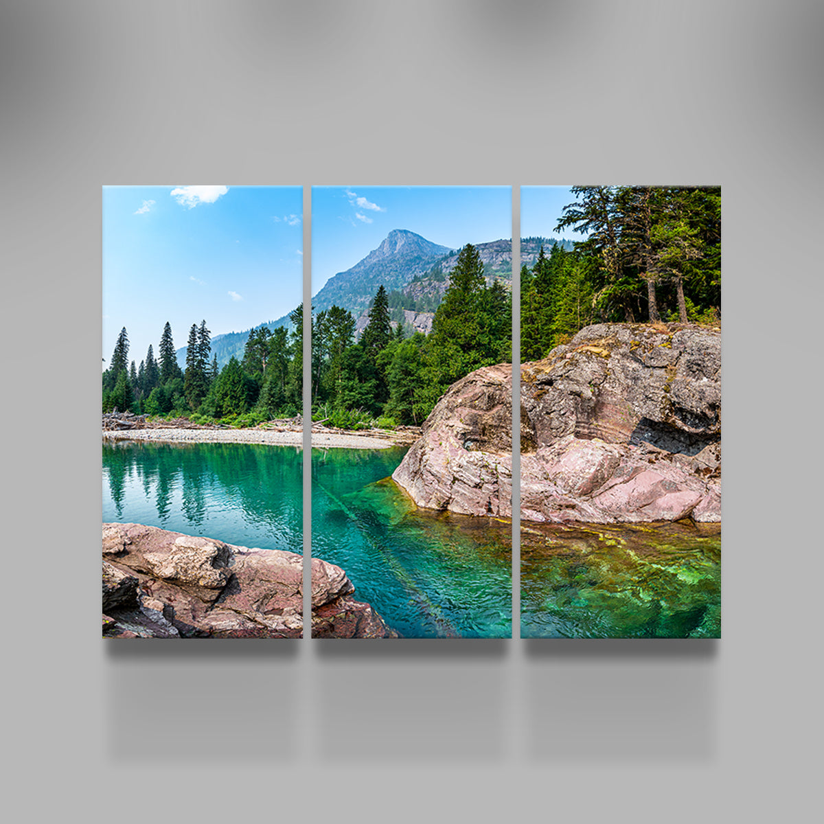 Glacier River Wall Art