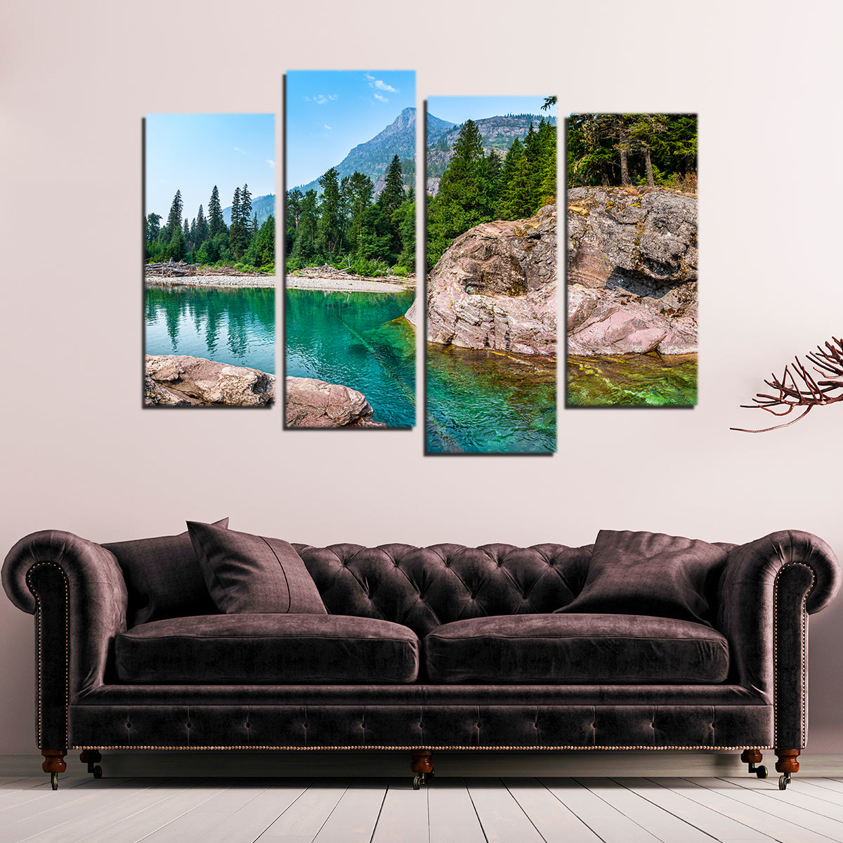 Glacier River Wall Art