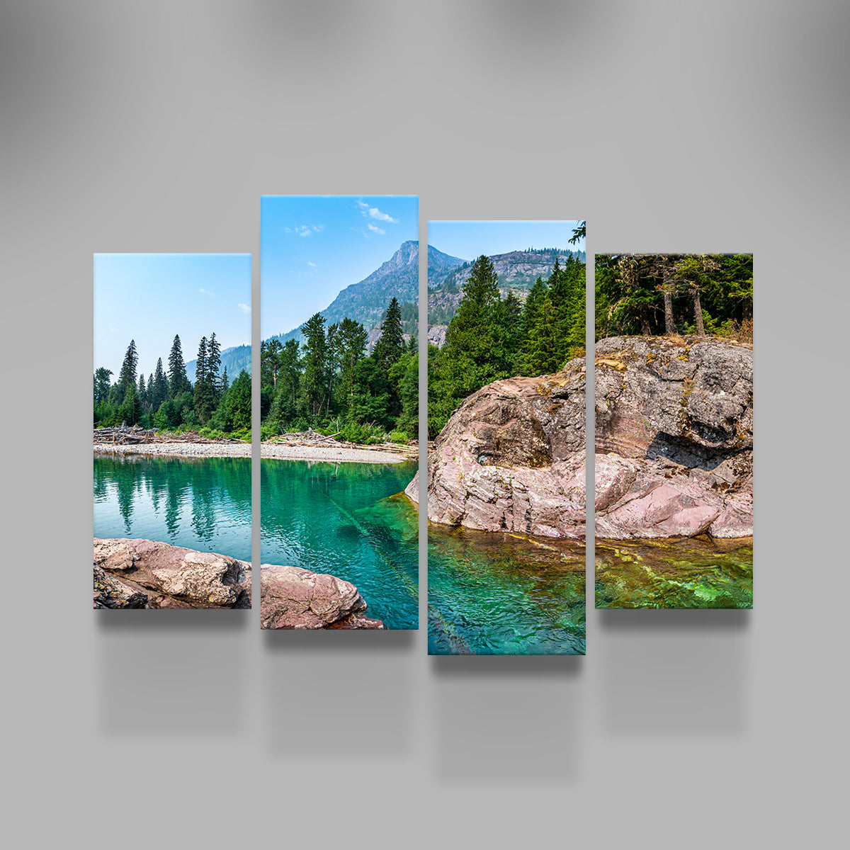 Glacier River Wall Art