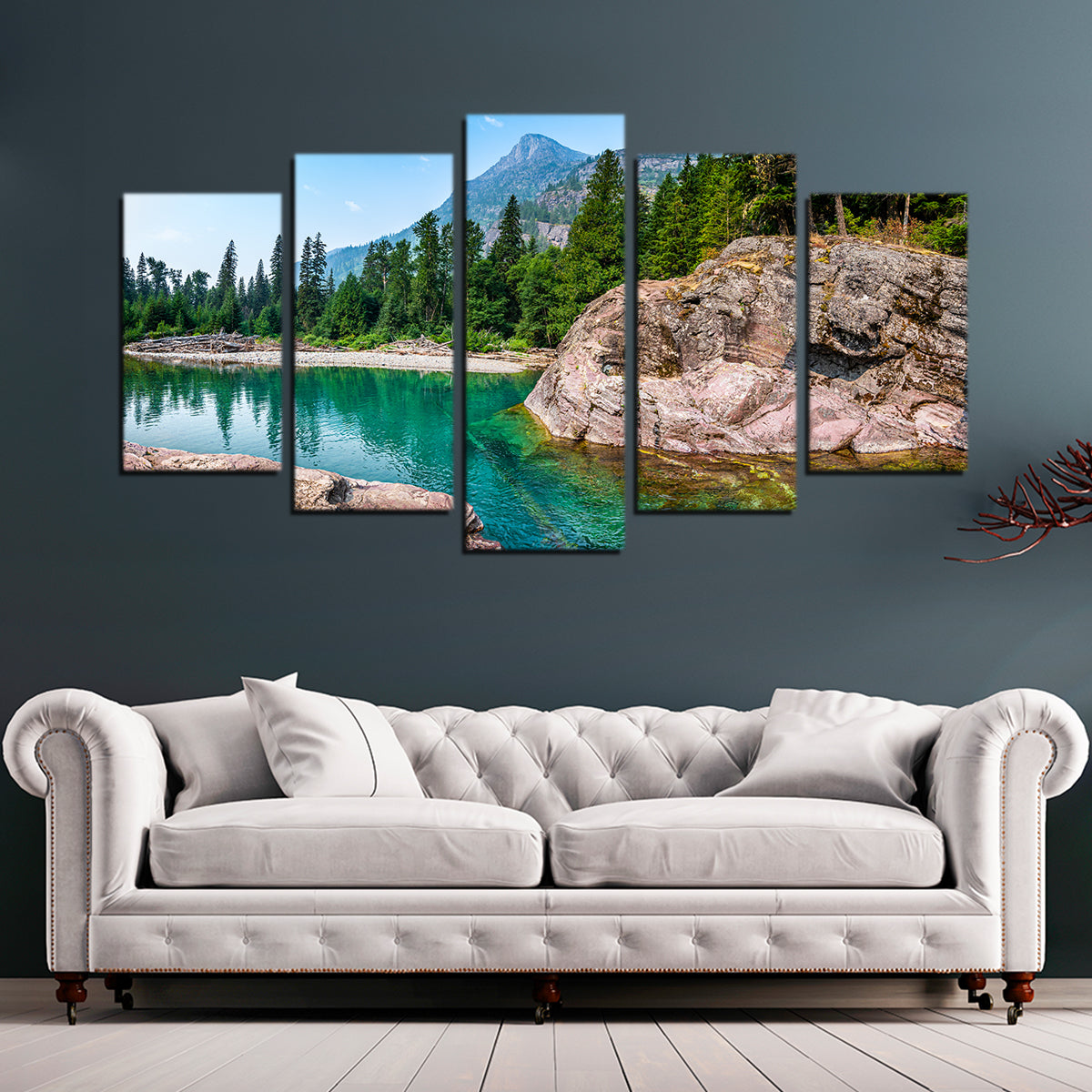 Glacier River Wall Art