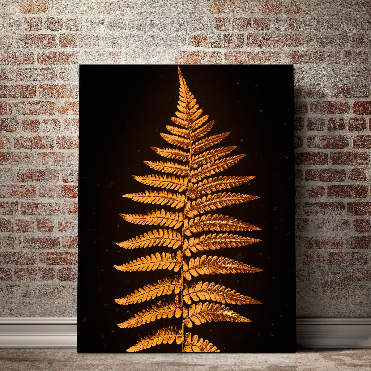 Golden Ferns Wall Art