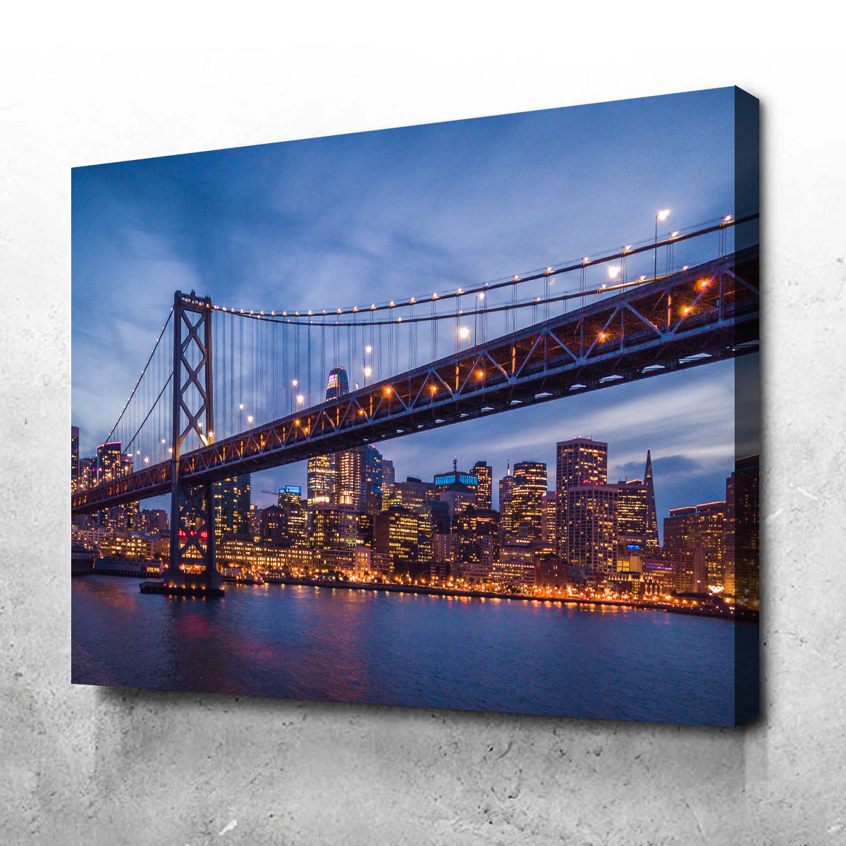 Golden Gate at Night Wall Art