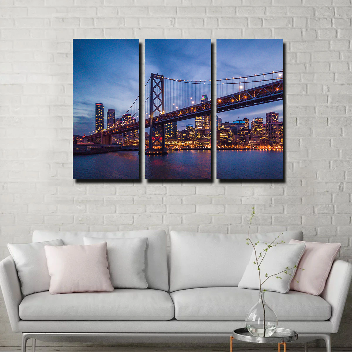 Golden Gate at Night Wall Art