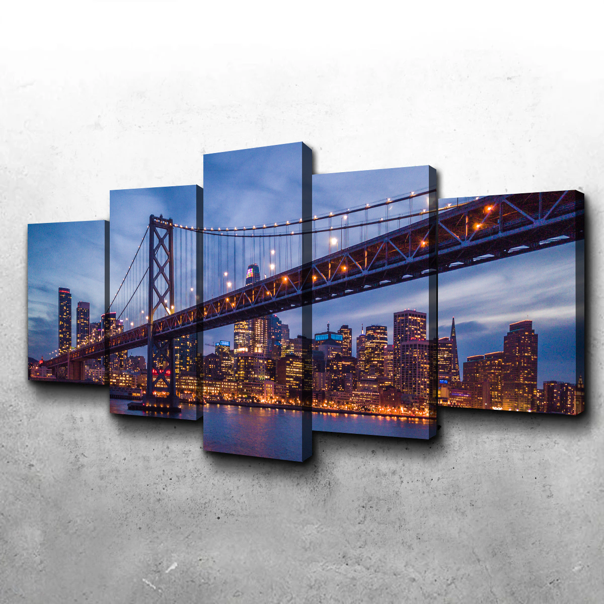 Golden Gate at Night Wall Art