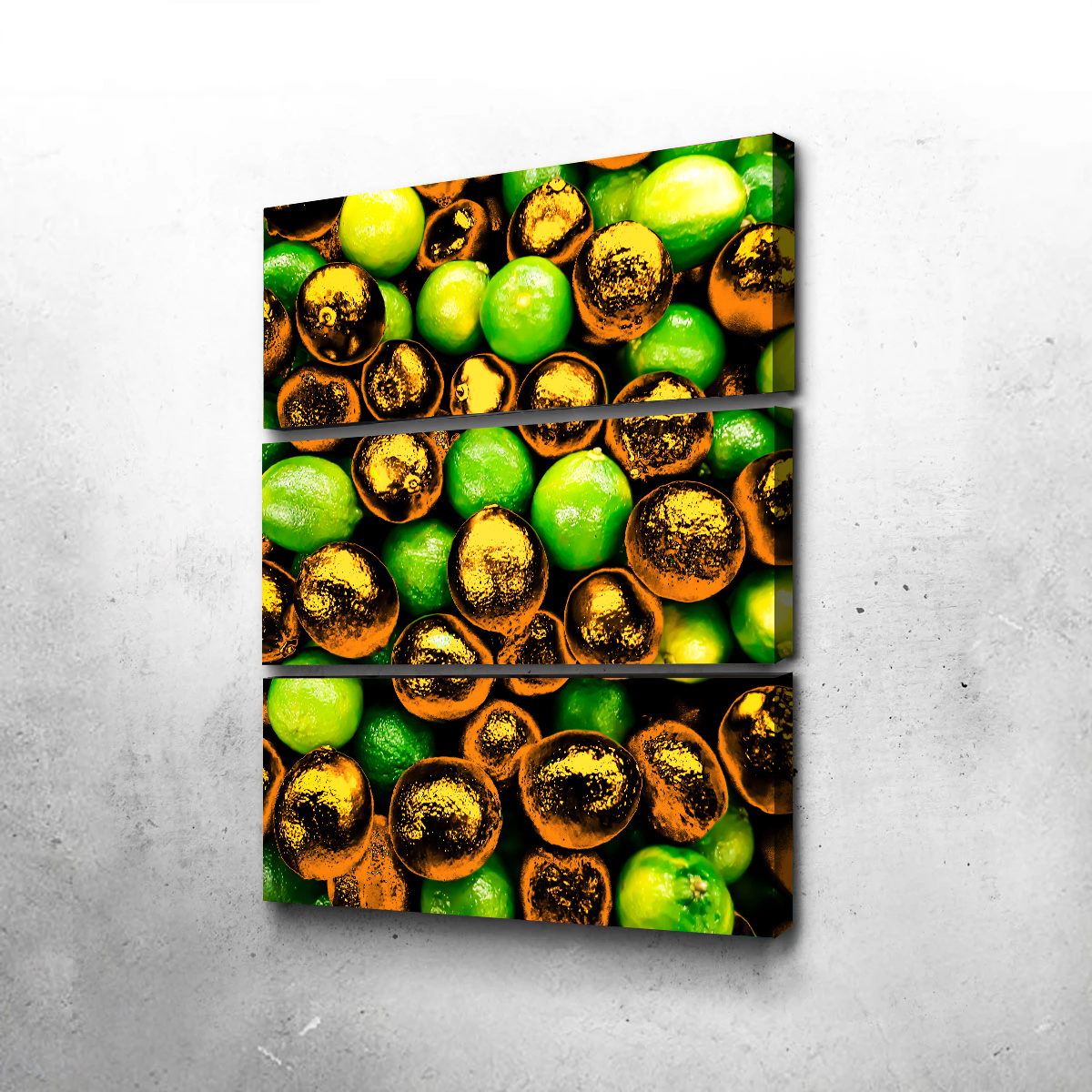 Golden Lemons Wall Art