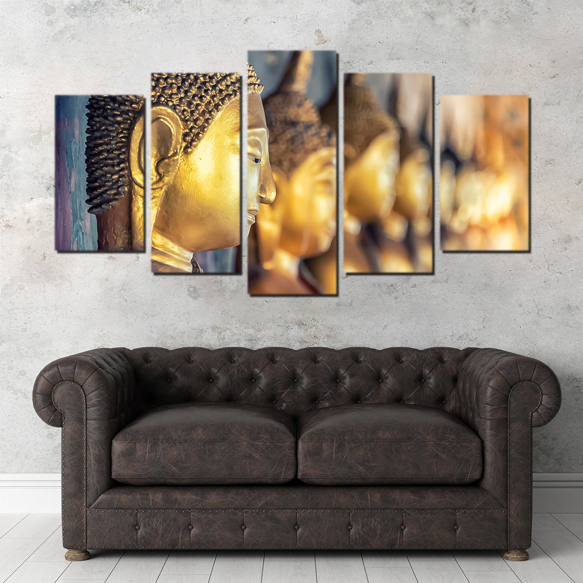 Golden Buddha Wall Art