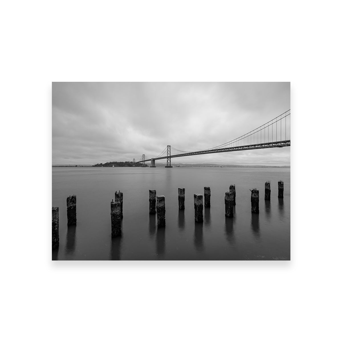 Golden Gate Black & White Wall Art