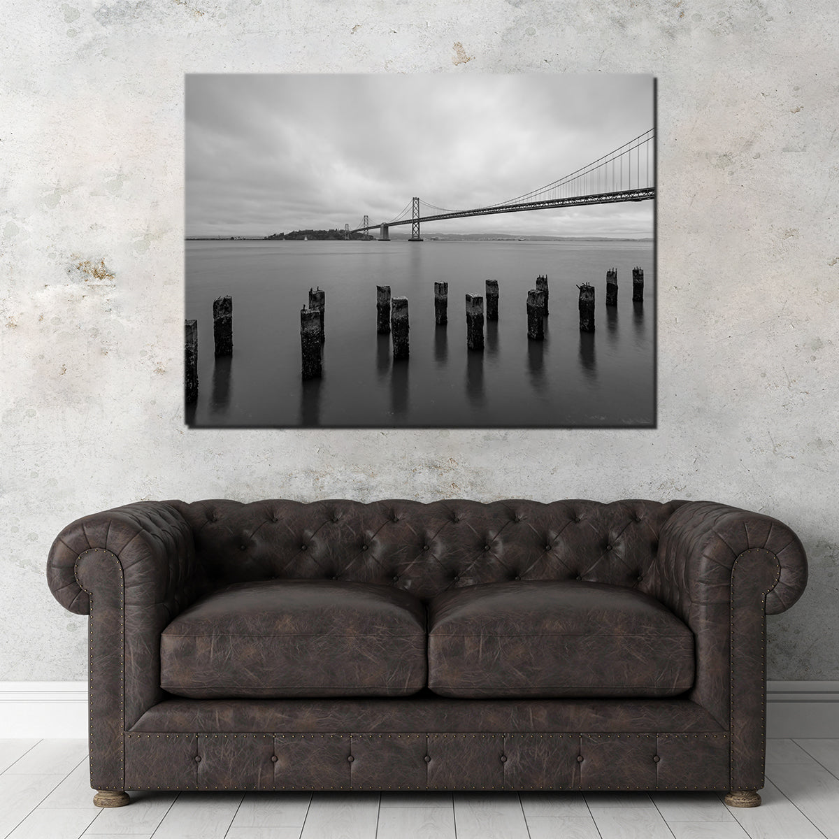 Golden Gate Black & White Wall Art