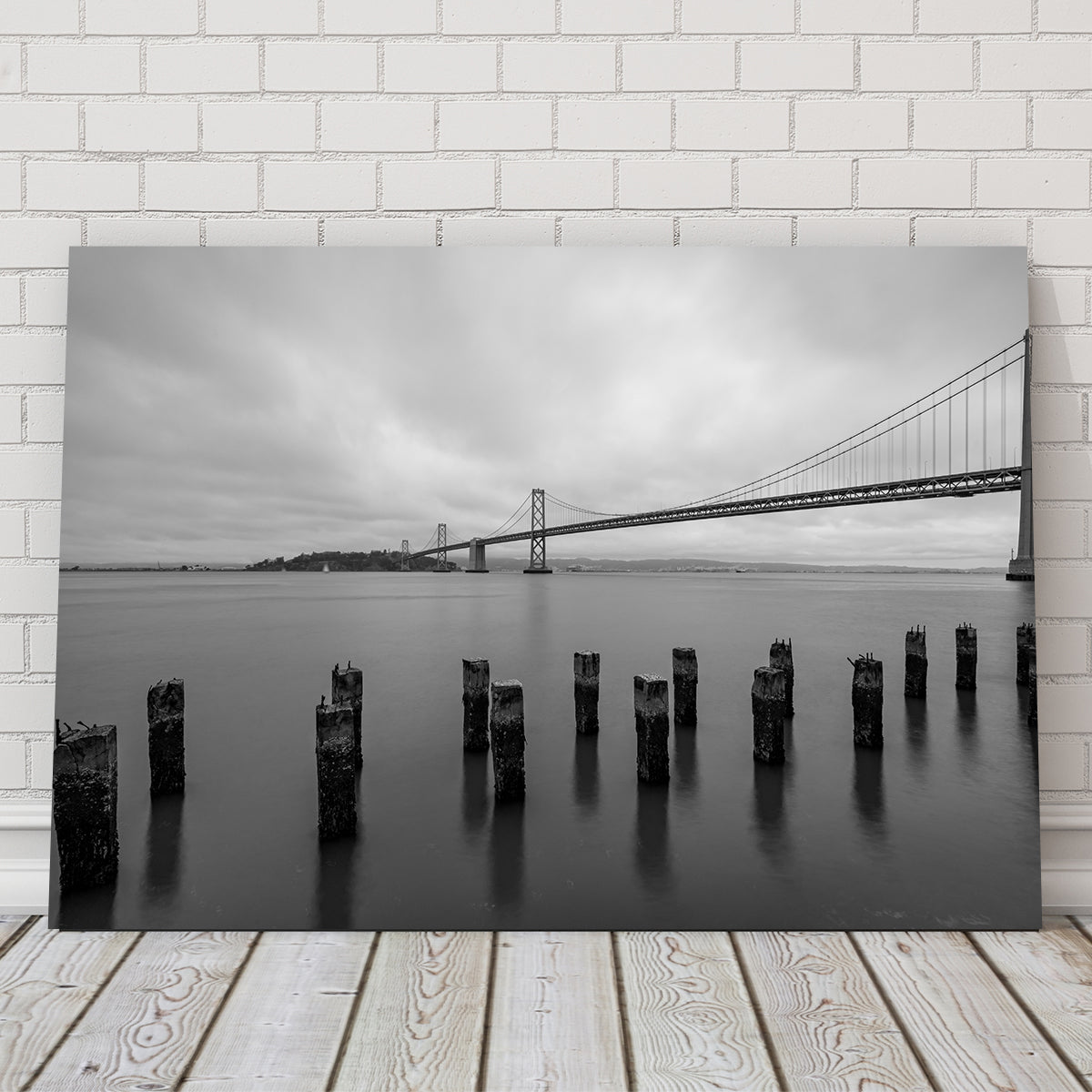 Golden Gate Black & White Wall Art