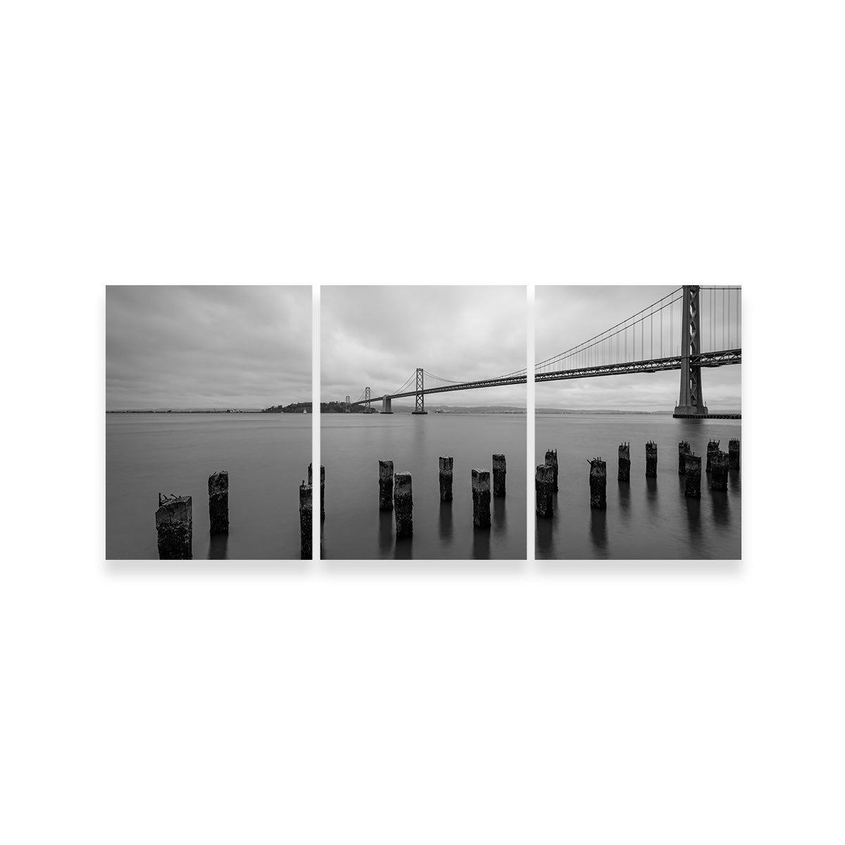 Golden Gate Black & White Wall Art