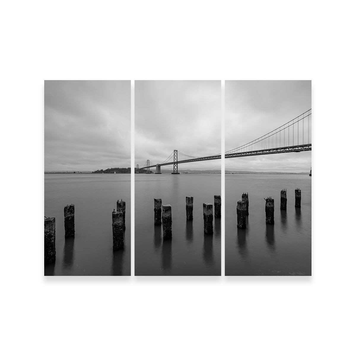 Golden Gate Black & White Wall Art