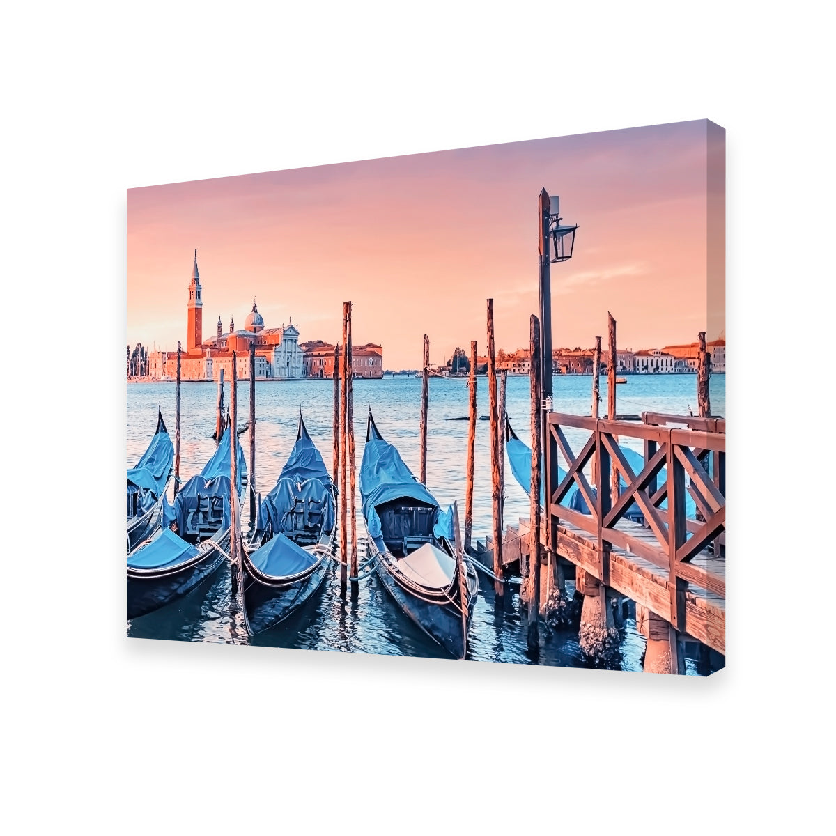 Gondolas In The Morning Wall Art