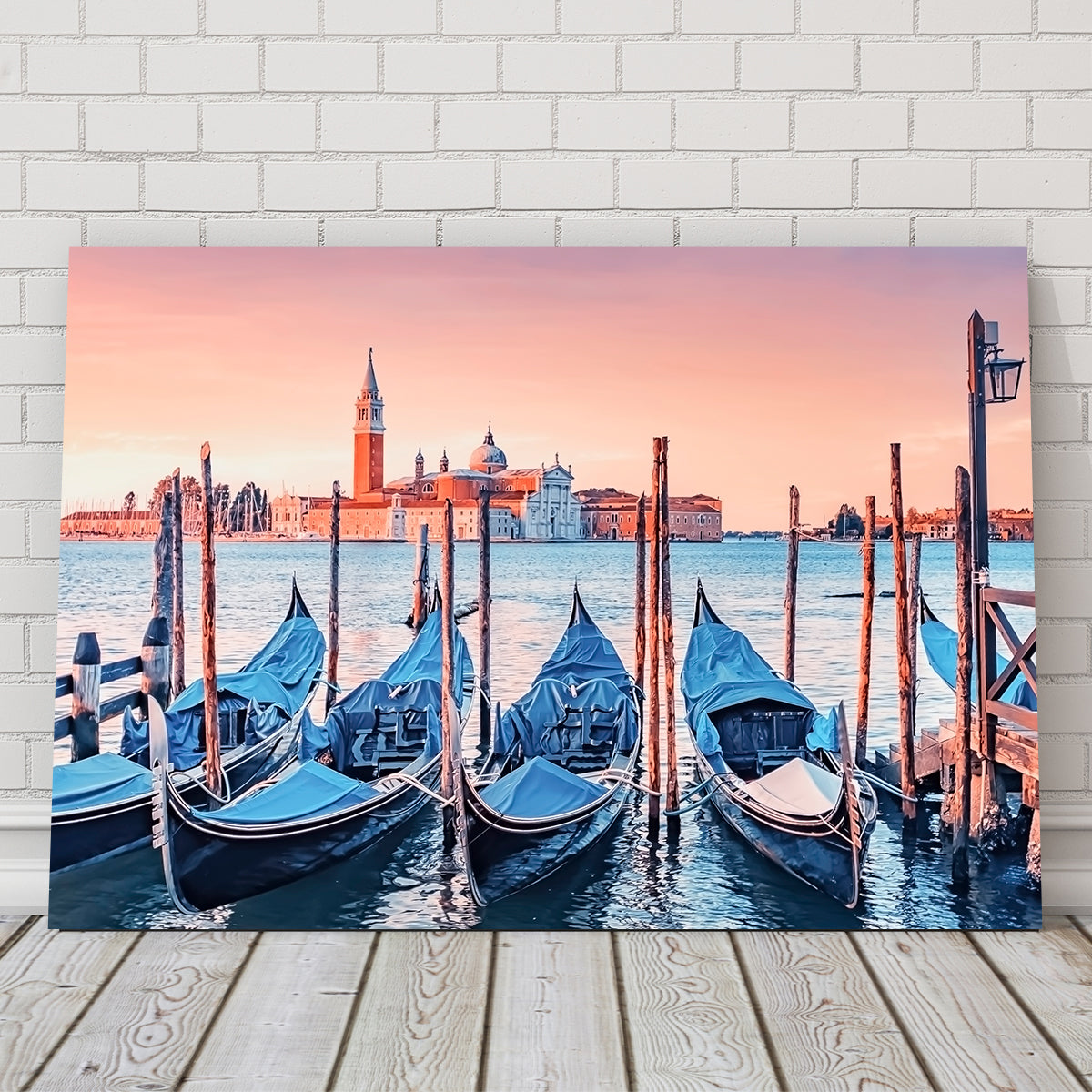 Gondolas In The Morning Wall Art