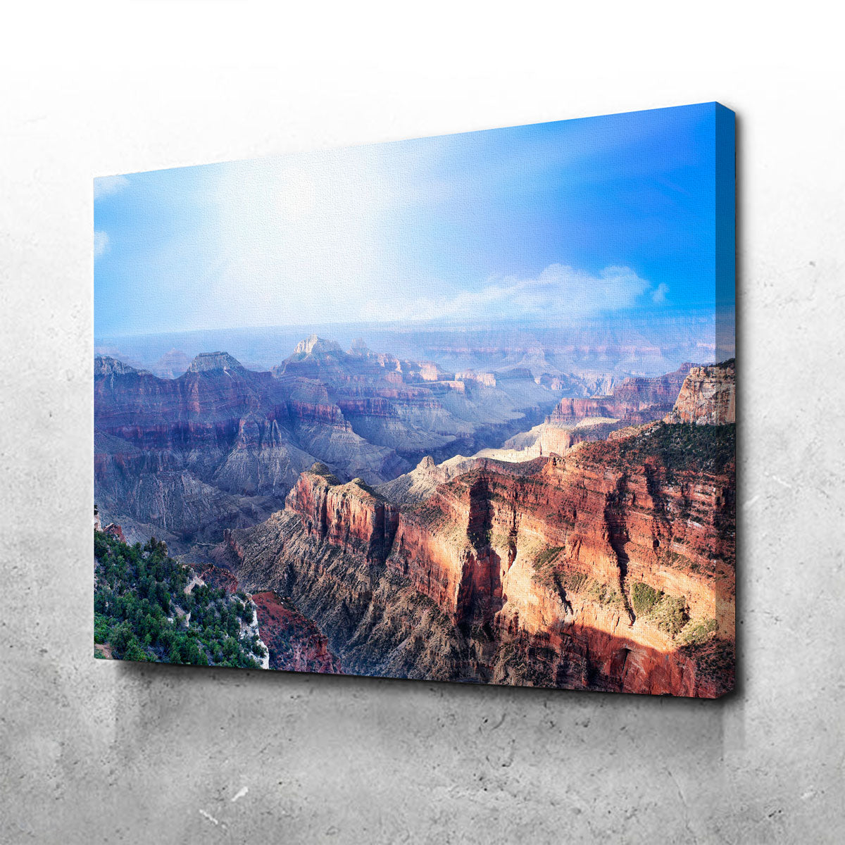 Grand Canyon Looking From The North Rim Wall Art