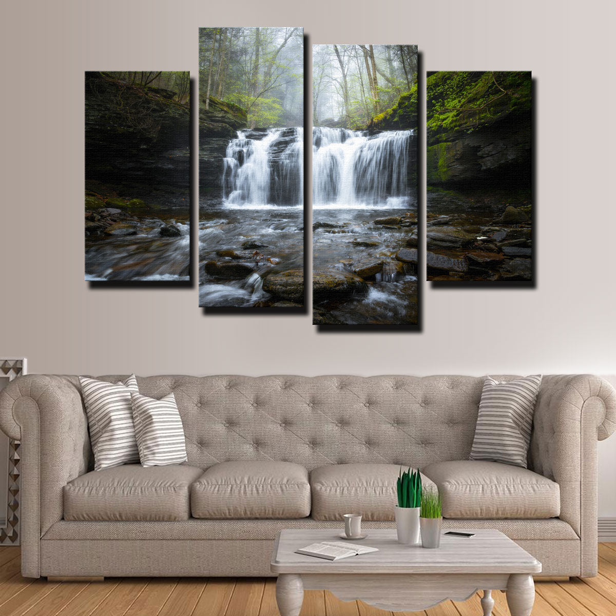 Green Serenity Canvas Set