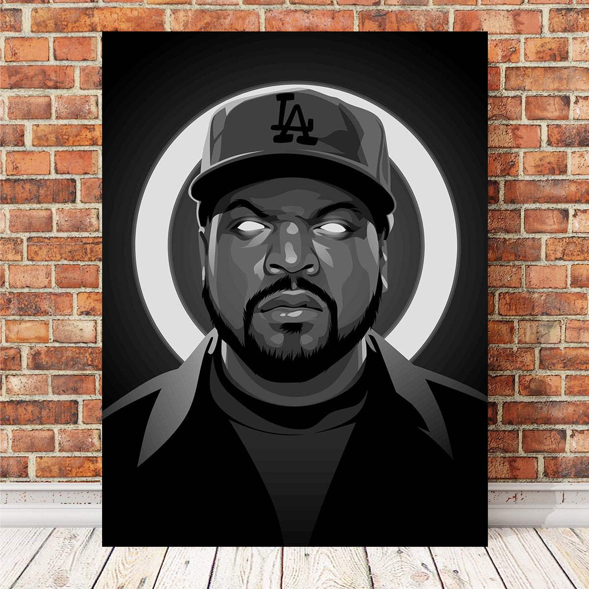 Grayscale Ice Cube