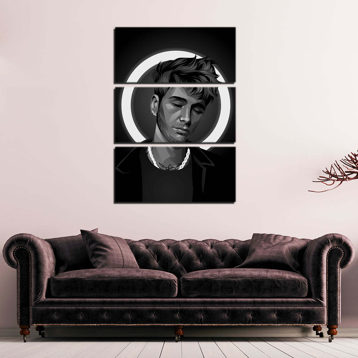 Grayscale MGK Wall Art