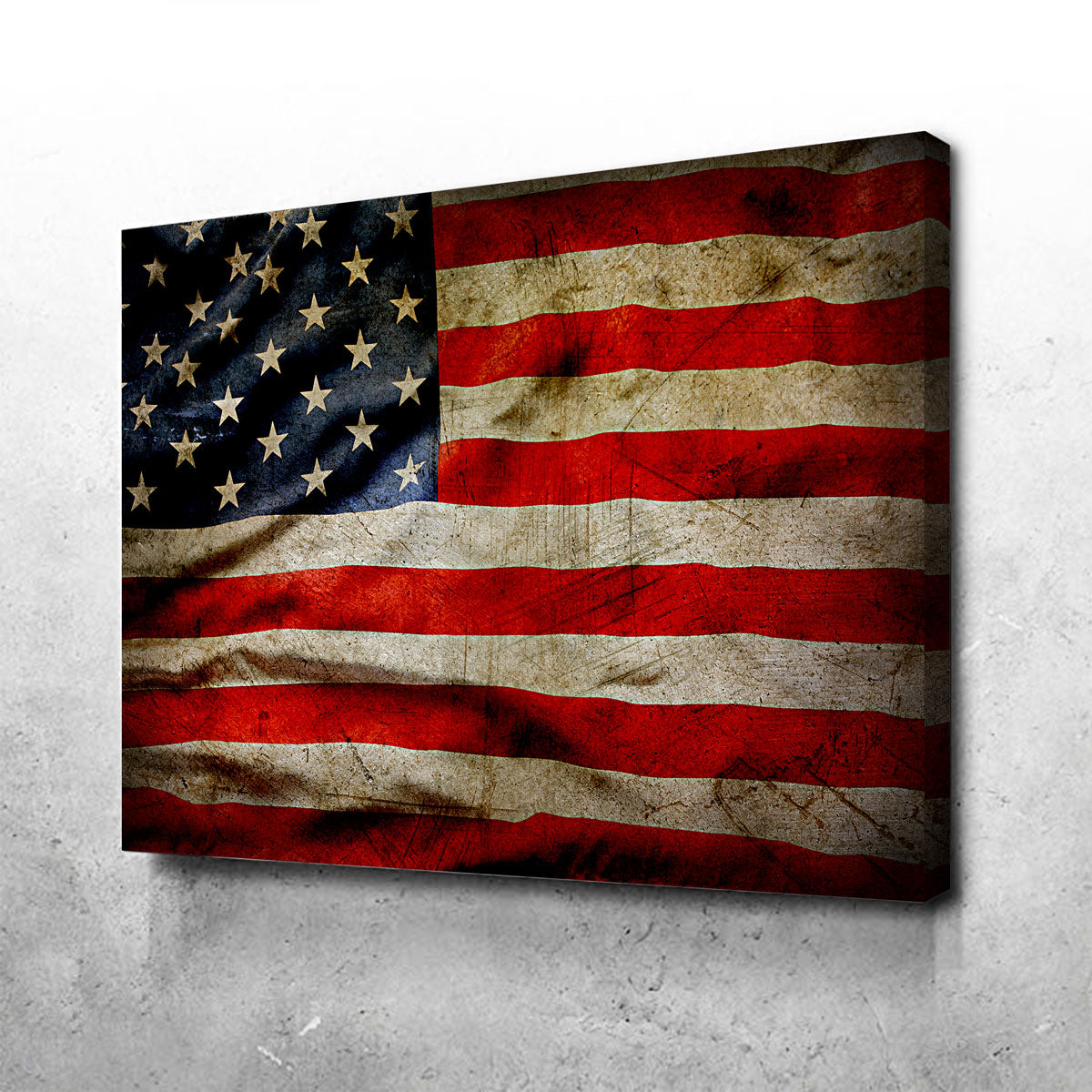 Grunge American Flag Wall Art