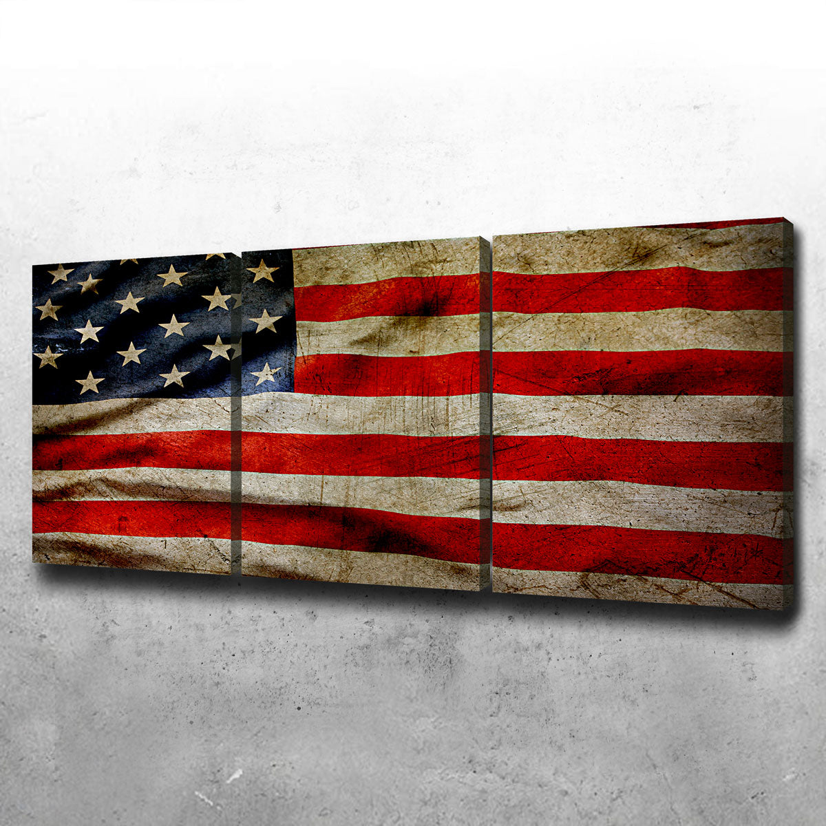 Grunge American Flag Wall Art