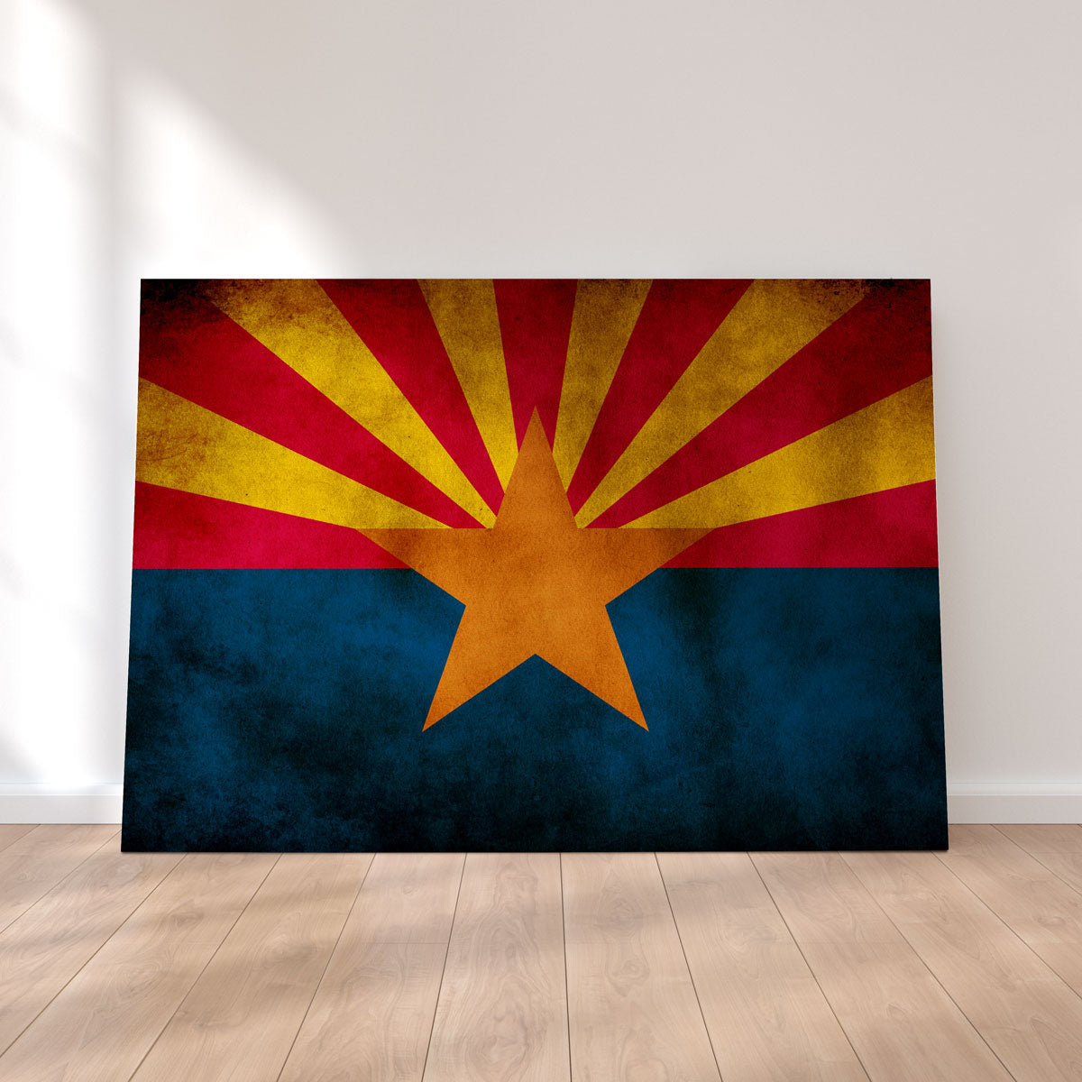 Grunge Arizona State Flag Wall Art