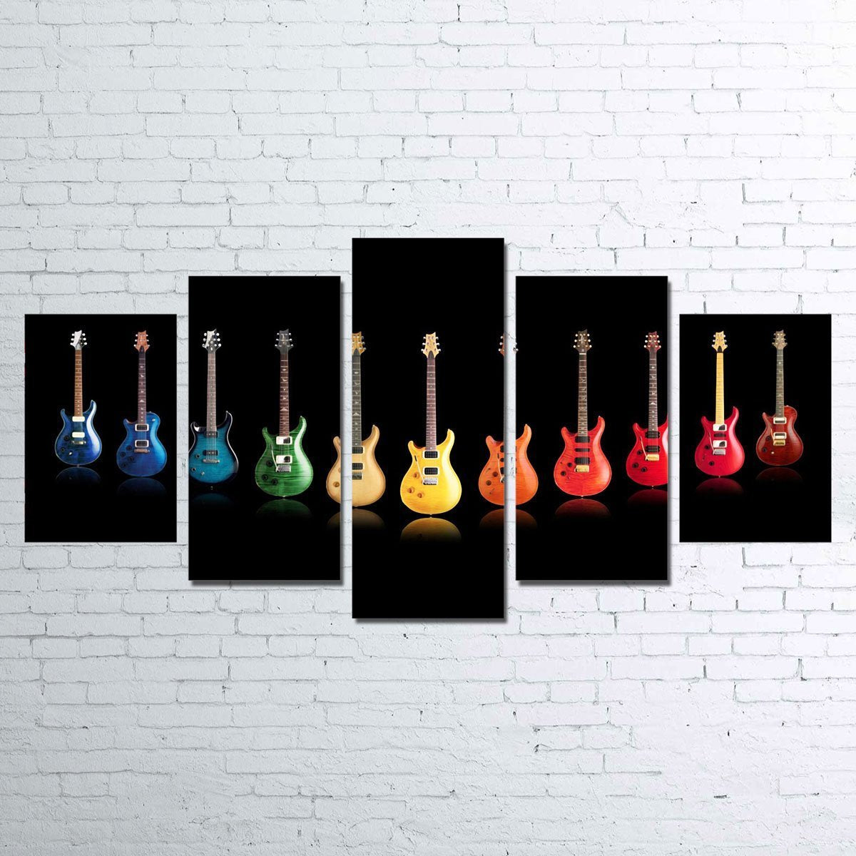 Electric Guitar 5 Piece Canvas Set