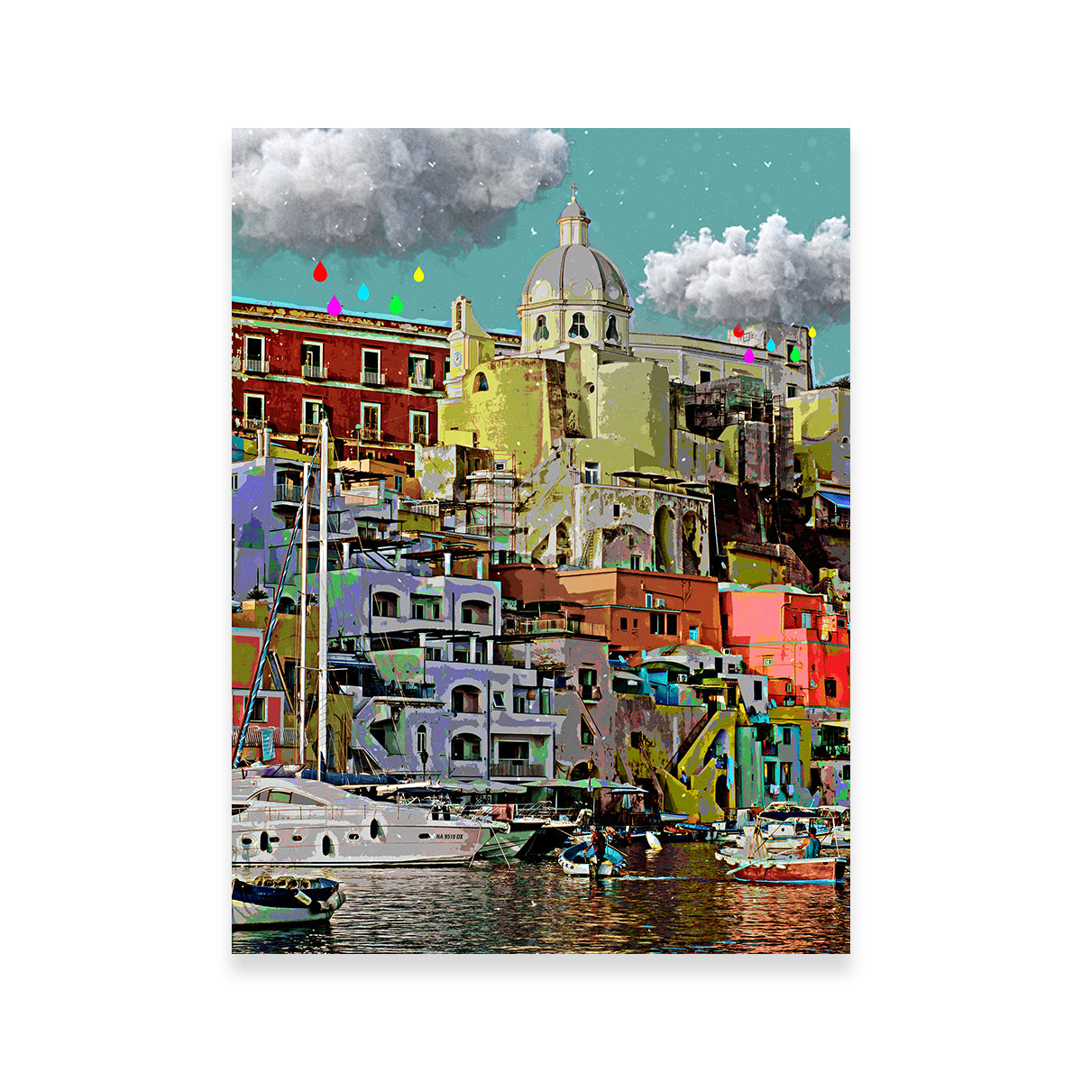 Happy City Life Wall Art